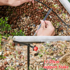 Drip Irrigation Hose Holder Stakes, 11 or 20 cm (4.3 or 7.9 in)