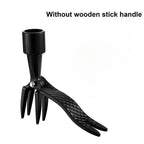 Heavy-Duty Stand Up Weed Puller Tool,4-Claw Upright Weeder with Adjustable Height, Portable Tool for Lawn,Durable,Lightweight
