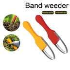 1PCS Hand Loop Weeder Stainless Steel Garden Weeder Puller Easy Effort Saving Weed Removal Non Slip Grip Lawn Yard Weeding Tool