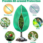 1Pcs Plant Covers Anti Frost Protection Covers Drawstring Plant Guard Cover Bags for Outdoor Garden Vegetables Planting Care