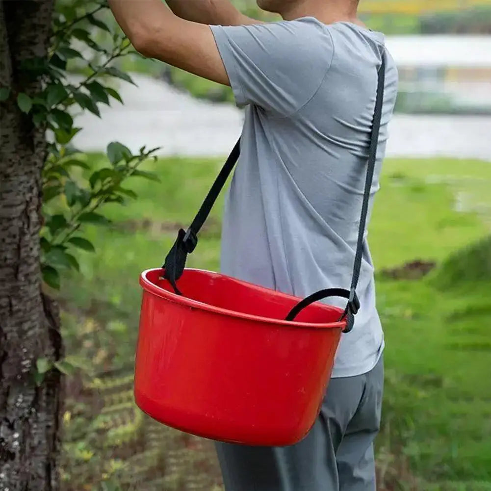 Fruit Picking Bucket Ergonomic Multifunctional Harvest Carrier Bag for Outdoor Farm and Garden Use Convenient Fertilizer Holder