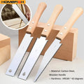 Japanese Style Hand Saw Single/Double Sided Fine Tooth Wood Saw SK5 Steel Flexible Hand Saw Garden Hand Tool for Woodworking