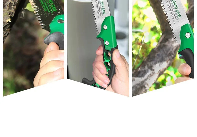 LAOA SK5 Garden Saw Hand Saw Household Saw Small Handle Manual Saw 11 Fine Tooth Saw 250mm for Woodworking Pruning