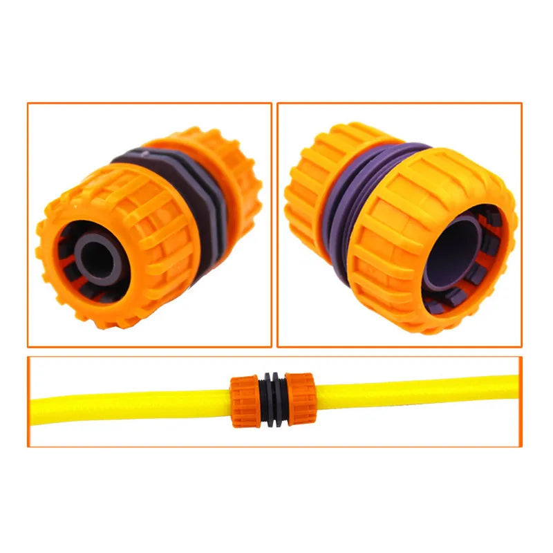 Garden Hose Connector 1/2' 3/4' 1' Inch Pipe Coupler Stop Water Connector 12mm 19mm 25mm Hose Bore Repair Joint Irrigation