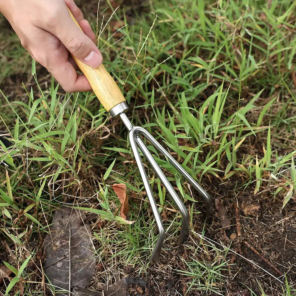 Garden Hand Tool Wide Shovel Hand Cultivator Rake Flowers Potted Household Plant Garden Tools for Digging Transplanting Weeding