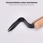 Effortless Weed Removal Tool - T TOVIA Handheld Dandelion Puller & Garden Fork, Durable Metal Construction for Lawn Care