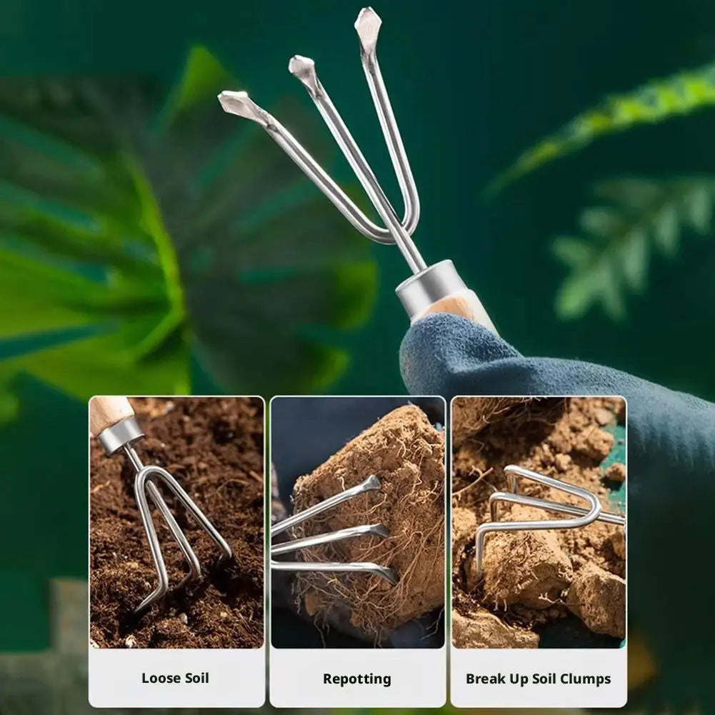 Garden Hand Tool Wide Shovel Hand Cultivator Rake Flowers Potted Household Plant Garden Tools for Digging Transplanting Weeding