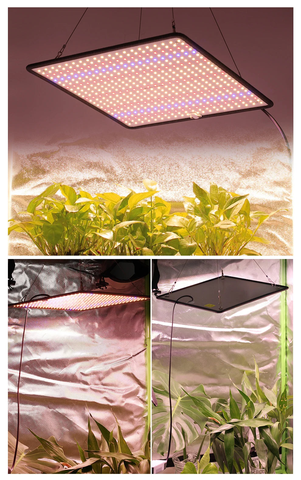 LED Grow Light Full Spectrum Phyto Lamp AC85-240V 40W  For Indoor Grow Tent Plants Growth Light