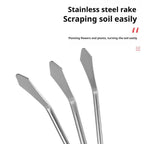 Garden Hand Tool Wide Shovel Hand Cultivator Rake Flowers Potted Household Plant Garden Tools for Digging Transplanting Weeding