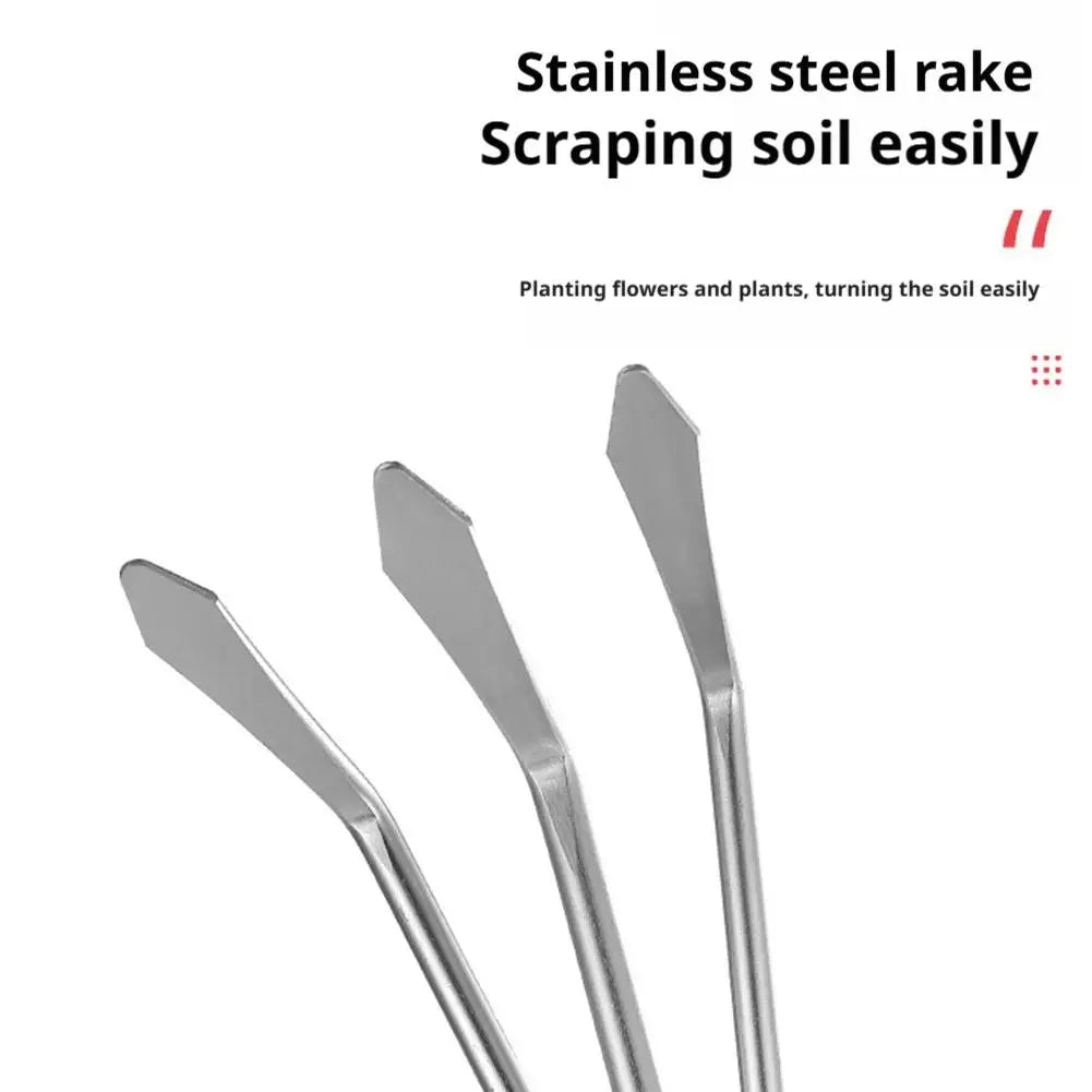 Garden Hand Tool Wide Shovel Hand Cultivator Rake Flowers Potted Household Plant Garden Tools for Digging Transplanting Weeding