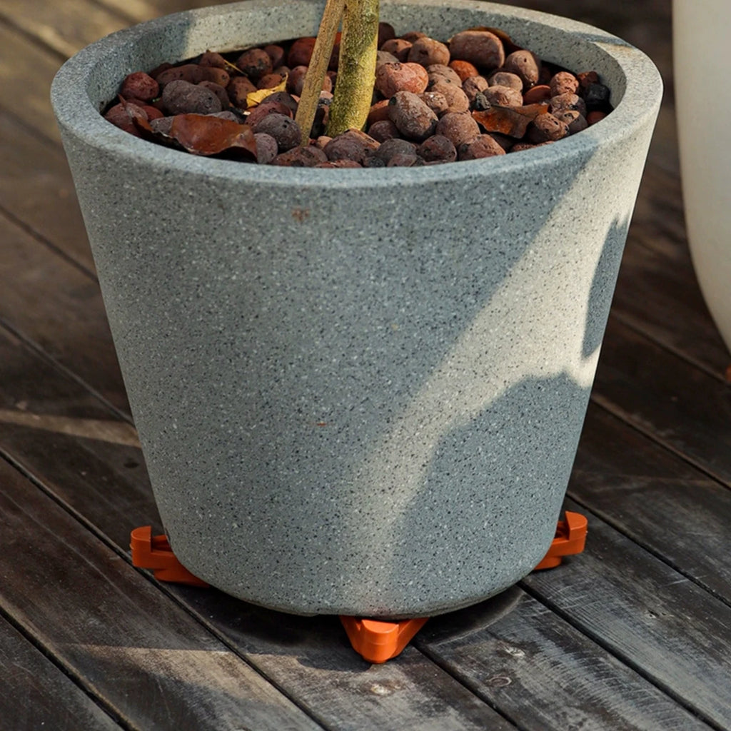 10/30 PCS Plant Pot Feet Flower Pot Risers Stand with Holes Drainage Saucer Pads Prevent Root Rot for Indoor Outdoor Plants
