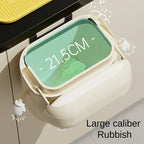 12L/9L DIY Compost Bin Kitchen for Countertop or Under Sink, Hanging Small Trash Can with Lid, Garbage Can for Cabinet Door