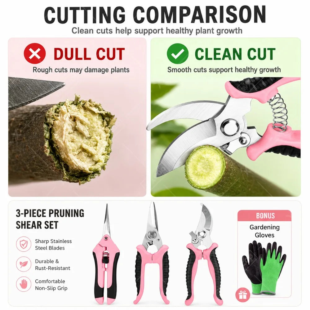 Garden Pruning Shears Potted Branches Scissors Fruit Picking Small Scissors Household Hand Tools Orchard Farm Gardening Tools