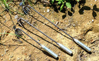 4 Teeths - Multifunctional Hand Weeder for Garden - Durable & Portable Garden Weeding Tool for Vegetable Gardening & Farm Planti