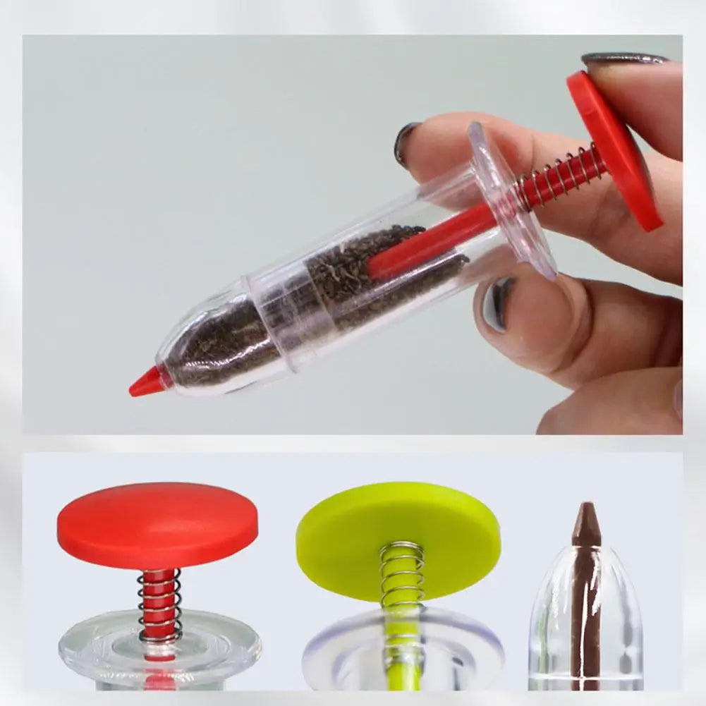 Mini Sower Hand-held Garden Sowing Supplies Sowing Tool Seeds Syringe Sower Manual Seed Spreader Vegetable Herb Planter Seeder