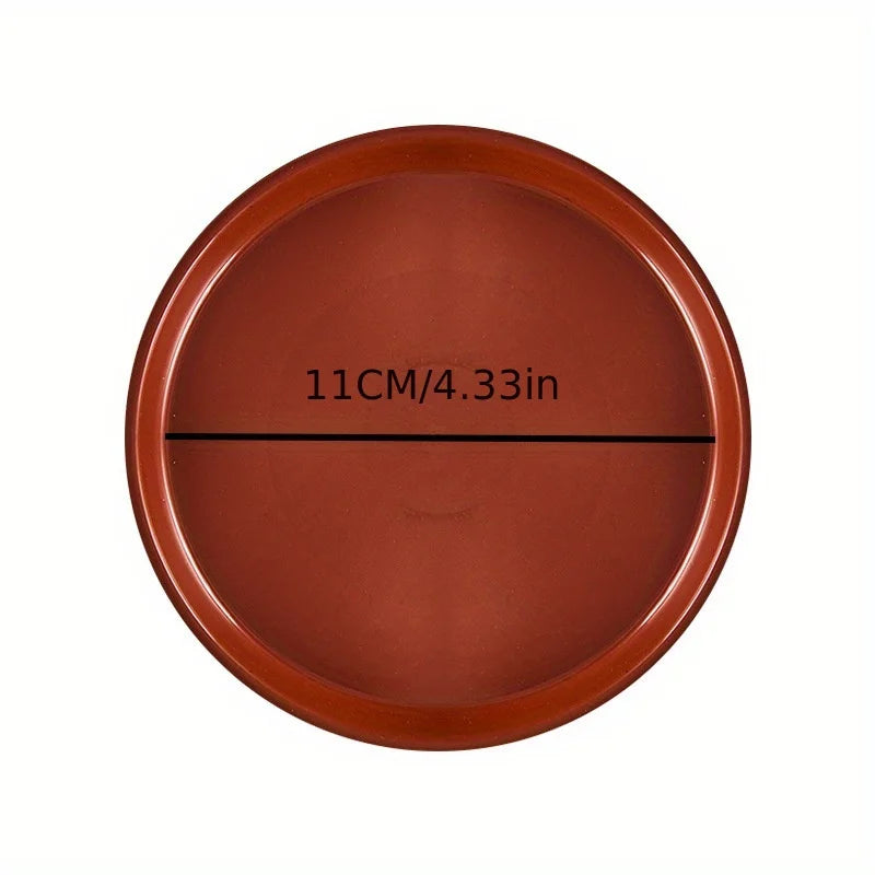 5pcs, Thickened Plastic Planter Tray - Mobile Base With Drain Tray For Planter Pots.