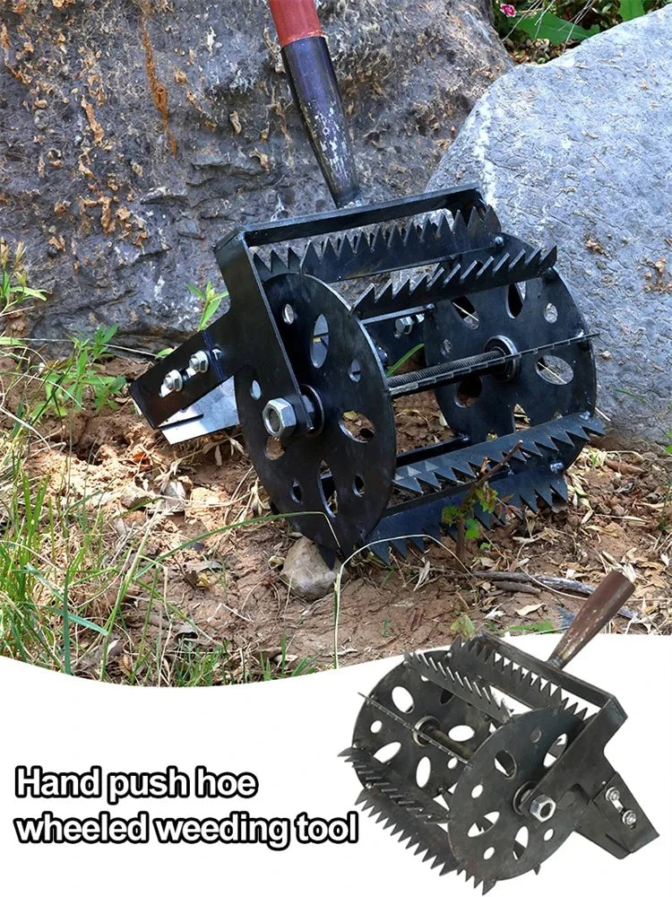Cultivator Weeding Head Gardening Farm Heavey Weeding Head Grass Remover Tool Attachment Weeding Wheels Weeder Accessories