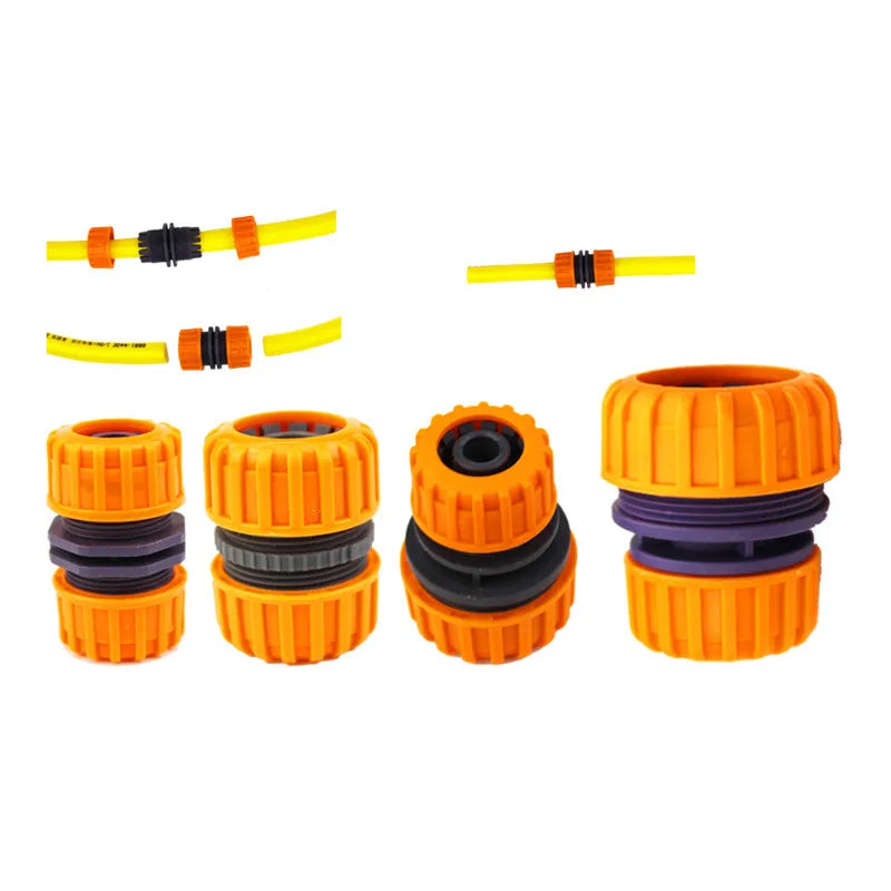 Garden Hose Connector 1/2' 3/4' 1' Inch Pipe Coupler Stop Water Connector 12mm 19mm 25mm Hose Bore Repair Joint Irrigation