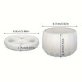 1set Diamond Shaped Silicone Planter Mold DIY Flower Pots and Saucers Cement Clay Mold Storage Box Resin Mold Plaster Craft