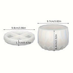 1set Diamond Shaped Silicone Planter Mold DIY Flower Pots and Saucers Cement Clay Mold Storage Box Resin Mold Plaster Craft