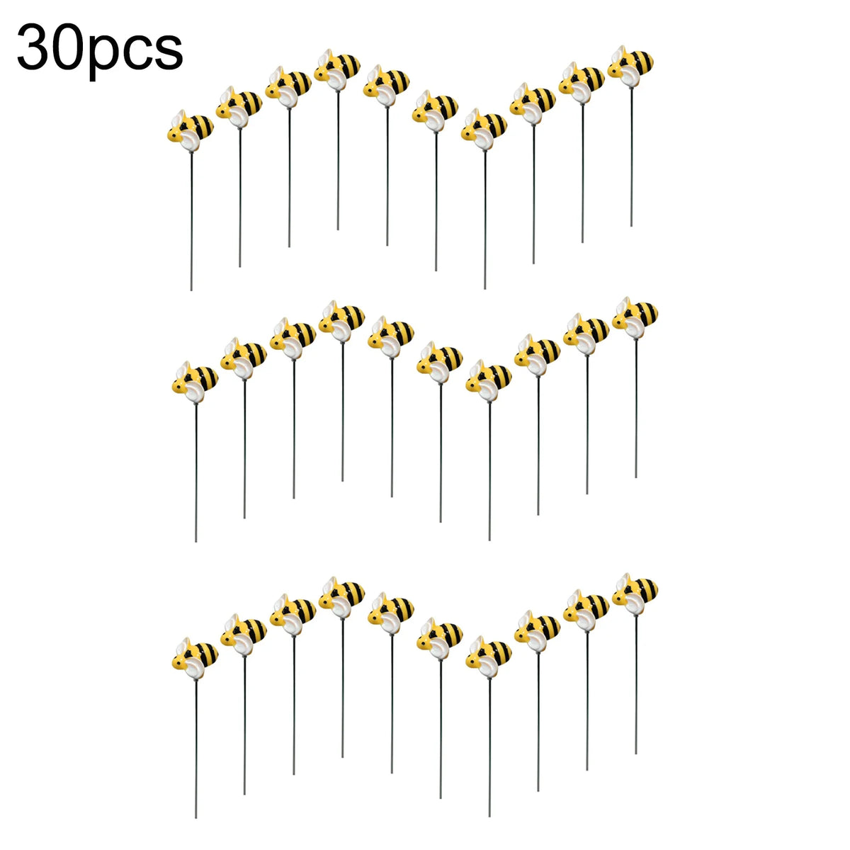 Bee Garden Stakes, 10/20/30-Piece Decorative Yard Set