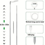 LED Grow Light Full Spectrum Plant Lamp Adjustable Dimmable Growing Lamp LED Hydroponics Lamp with Timer for Indoor Plants Light