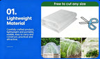 Garden Plant Protective Netting 60‑Mesh, Pest & Bird Proof Cover for Vegetable Flower Fruit Plant Care Protection