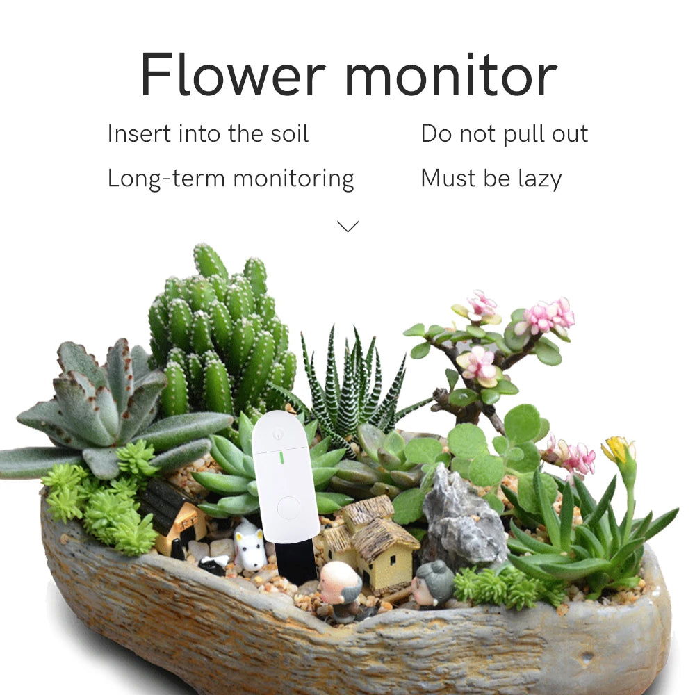 Soil Moisture Meter High Precision Hygrometer Sensor Monitor Indoor Outdoor Garden Plants Care Planting Humidity Test Tool