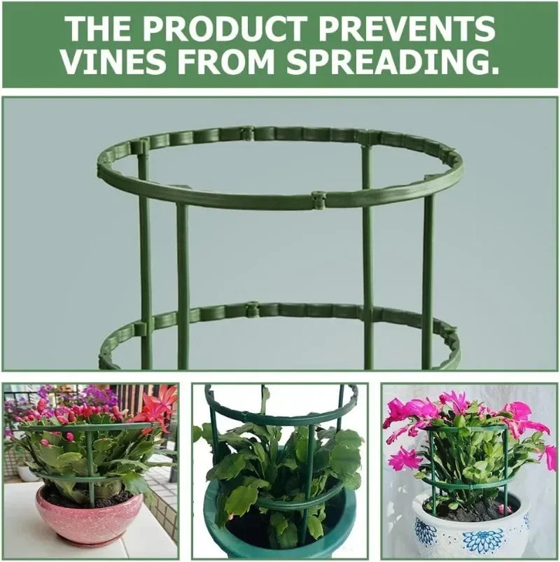 Plastic Plant Support Stakes for Flowers and Greenhouses