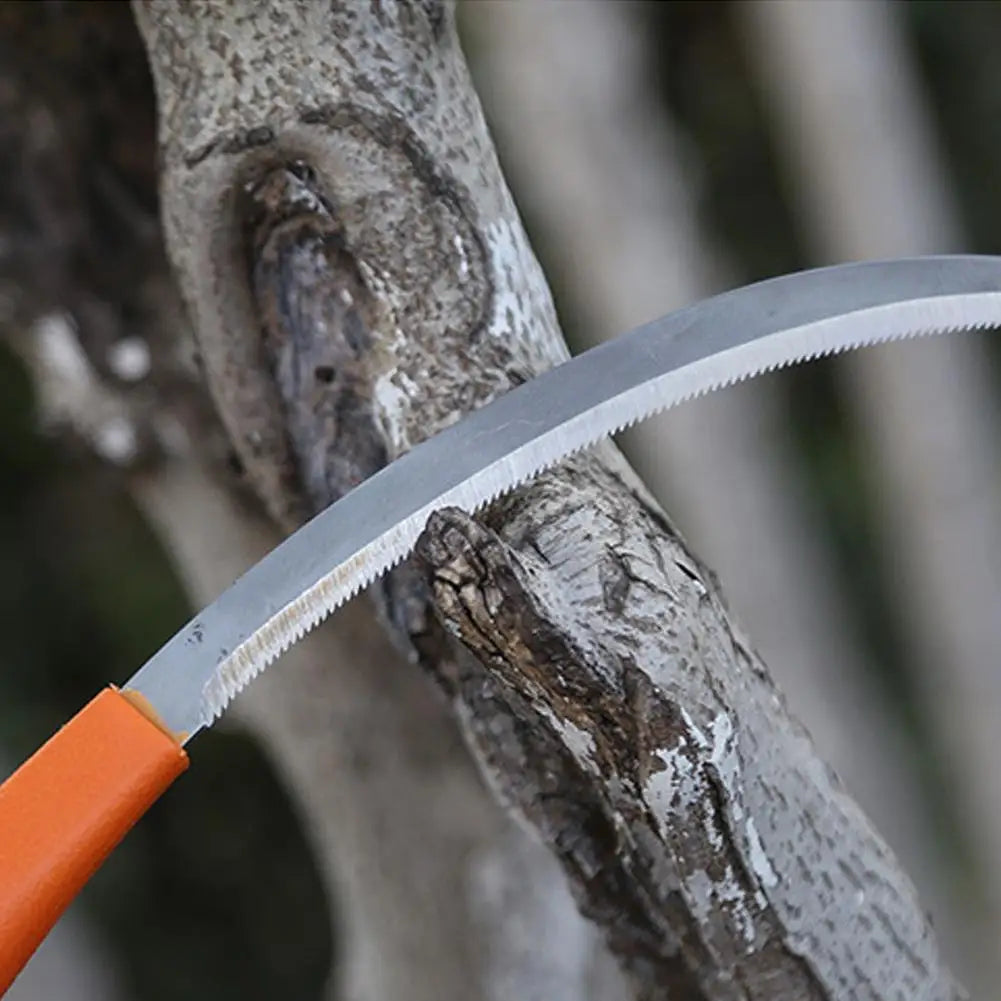 Home Garden Weeding Sickle Sharp Stainless Steel Mowing Tool with Non-Slip Handle for Gardening Weeding & Harvesting