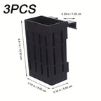 3pcs Plastic Aquarium Plant Holder Fish Tank Aquatic Hanging Aquatic Planter Aquarium Stand Pots Holders Flowerpot Basket Plants