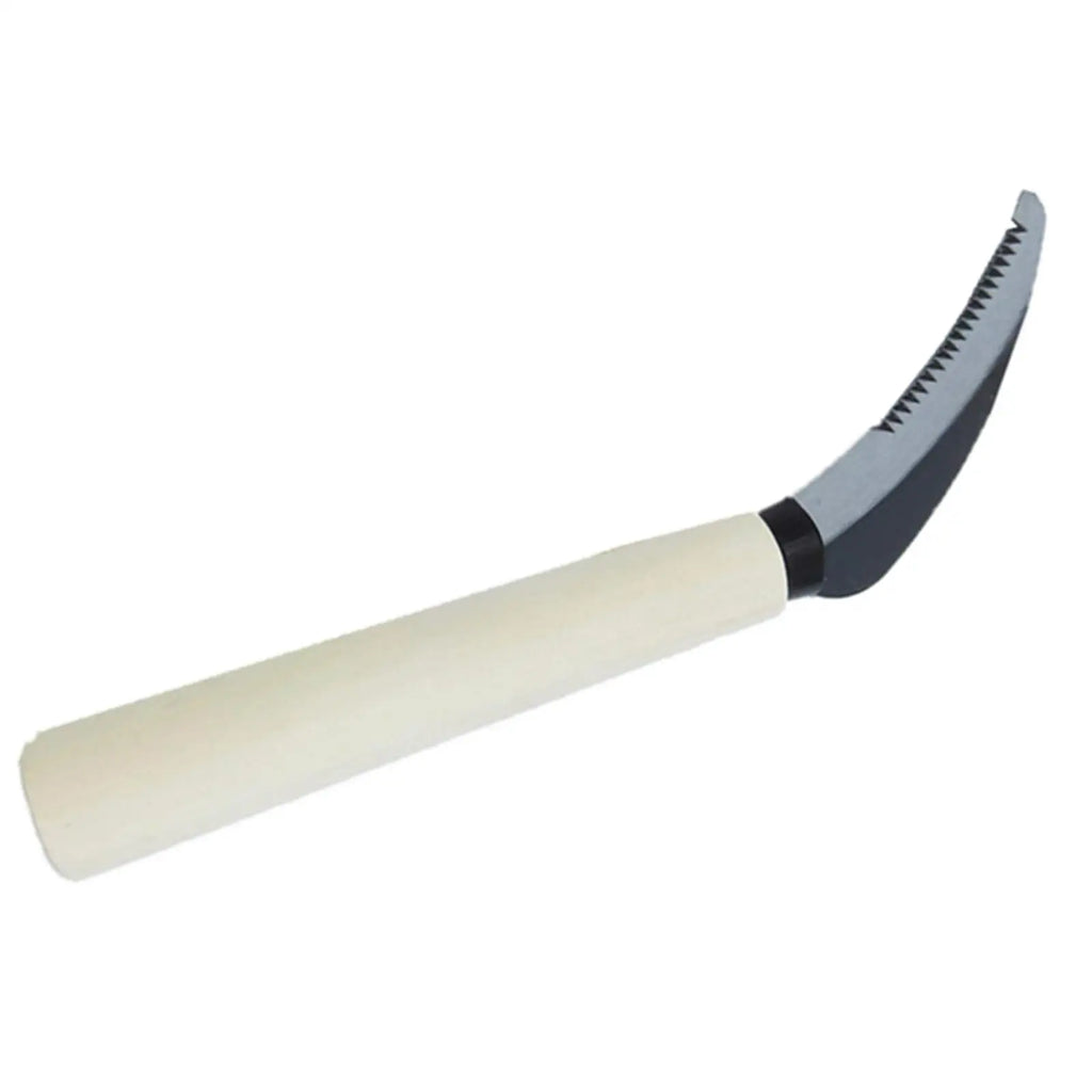Weeding Sickle with Wooden Handle Crack Weeder Gardening Hand Tools Gardening Sickle for Grass Lawn Patio Terrace Sidewalk Farm