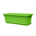 Rectangular Plastic Flower Pot Garden Planter Vegetable Planting Container for Home Patio Balcony Decoration