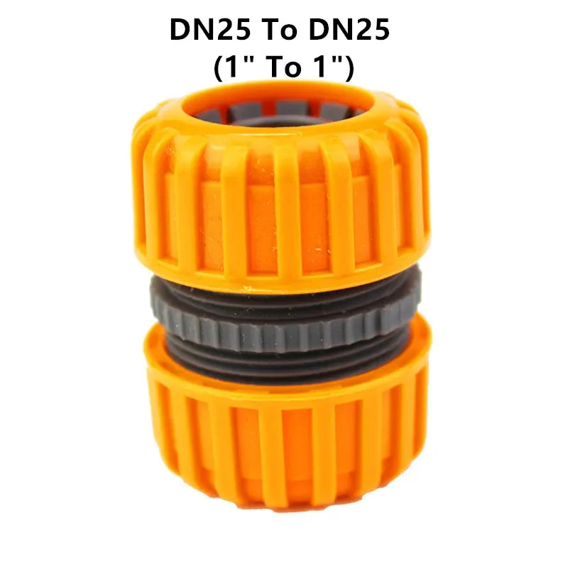 Garden Hose Connector 1/2' 3/4' 1' Inch Pipe Coupler Stop Water Connector 12mm 19mm 25mm Hose Bore Repair Joint Irrigation
