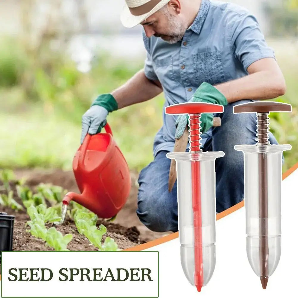 Mini Sower Hand-held Garden Sowing Supplies Sowing Tool Seeds Syringe Sower Manual Seed Spreader Vegetable Herb Planter Seeder