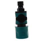 Garden Hose Quick Connect Coupler - Shut Off Valve Adapter for Watering Irrigation System Tap Faucet Fitting In-Line Connector