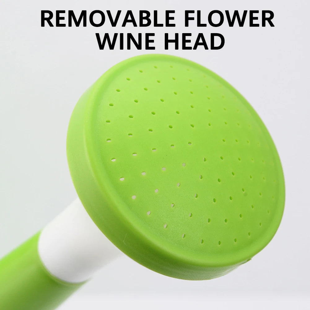 Long Spout Watering Pot For Garden With Sprinkler Head Comfort Grip Watering Kettle Lightweight Large Water Can For Garden