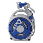 Garden Hose Reel Handheld Sunproof Hose Reel with 15m Water Pipe Nozzle for Home Yard Watering Hose Reel Watering Car