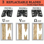 Professional Grafting and Pruning Tools, Fruit Tree Grafting Shears, 2-in-1 Branch Cutting and Grafting Shears.