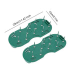 Lawn Aerator Spikes Shoes Grass Cultivator Shoes Spikes Nail Aerators Yard Garden Tool Soil Scarifiers Shoes Grass Cultivator