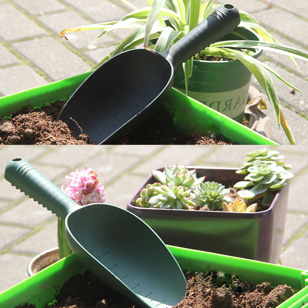 Garden Scoop Multi-function Soil Plastic Shovel Spoons Digging Tool Cultivation Garden Tools Succulent Soil Shovel Spoon