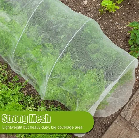 Garden Plant Protective Netting 60‑Mesh, Pest & Bird Proof Cover for Vegetable Flower Fruit Plant Care Protection