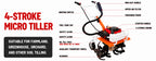 Rotary Cultivator Efficien Micro-Cultivator Tilling Soil And Loosening Soil  Cultivator Small Ditching Rotary Cultivator Tilling