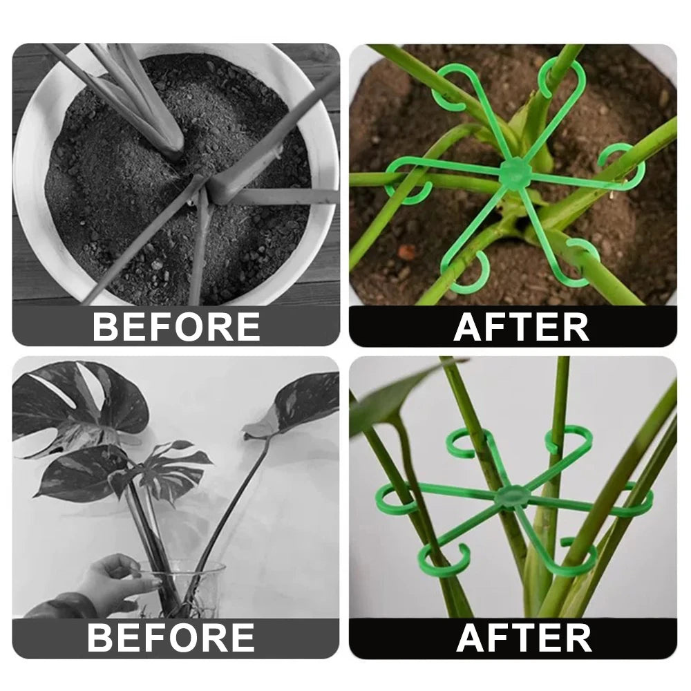 Plant Stem Support Stakes, 4-Piece Indoor Plant Supports