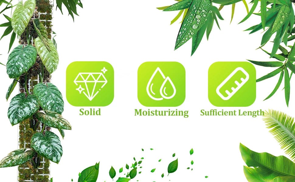 Plants Moss Pole Garden Subject Flower Plant Climbers Bonsai Accessories Pots Tutors ,for Planters Plants Growth Holder Support
