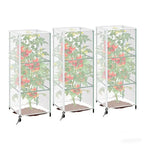 Portable with Zipper Mesh Plant Covers Reusable Protection Insect Netting Stackable Plant Protectors Greenhouse