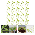 10pcs Plant Stabilizer Reusable Garden Zip Ties, Plant and Shrub Support, Fixed Straps, Adjustable Zipper, Cable Ties