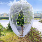 Insect Netting Cover for Plants with Zipper & Drawstring Breathable Anti-Bug Mesh for Garden Vegetables, Trees & Potted Plants