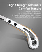 HandSaw, Gardening Saw, SK5 Steel Blade, Wooden Handle, Carpentry Saw, 365 mm, Ideal for Cutting Curved Wall Panels