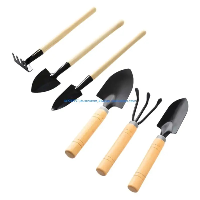 367D Practical Handheld Plant Care Tool Including Flat Shovel Pointed Trowel And Fine Rakes Soil Loosening Equipment